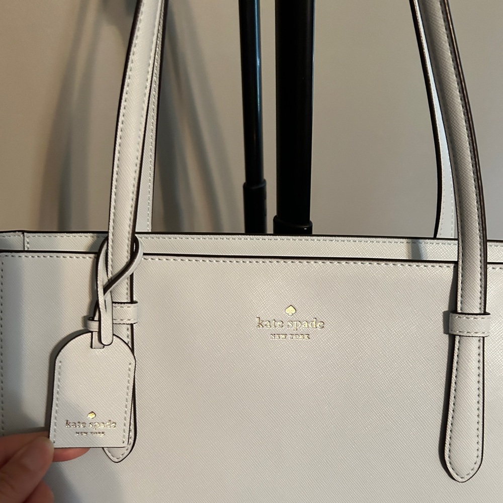 Kate Spade Purse (large - fits laptop) - light blue - Picture 2 of 2